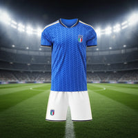 Italien Weltmeisterschaft Trikot 2026 Herren Fußballtrikot Kurzarm in Blau und Weiß