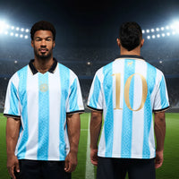 Argentinien Weltmeisterschaft Trikot 2026 Herren Kurzarm in Blau Weiß