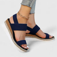 Damen Orthopädische Sandalen Bequeme Sommerschuhe in Blau