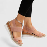 Damen Orthopädische Sandalen Bequeme Sommerschuhe in Rosa