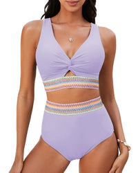 Selena - Dein eleganter Bauch-Weg-Bikini in Lila