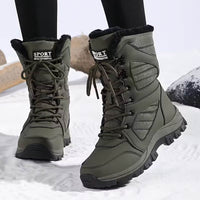 Wilma™ – Outdoor Winter Wanderschuhe in Armeegrün