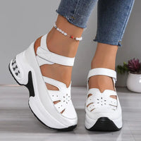 Emilia | Bequeme Gepolsterte Sandalen Damen in Weiß