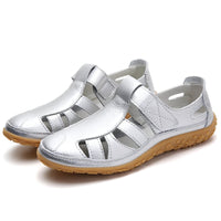 Marshana - Komfortable Damensandalen in Silber
