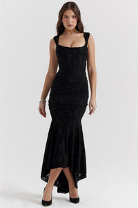 Amira | Maxikleid in Schwarz
