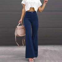 Alina | Bellbottoms Damen modisch & stilvoll geschnitten in Königsblau