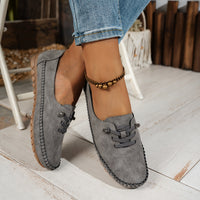 Clara | Damen Mokassins weich und zeitlos chic in Grau