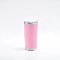 Becher Isolierbecher Edelstahl Reise Kühlung in Rosa