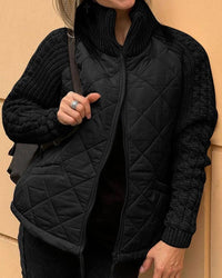Elena | Damen Cardigan mit langen Ärmeln und Taschen in Schwarz