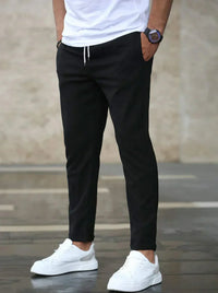 Bronko | Hochwertige Stretch-Komforthose in Schwarz
