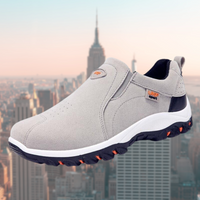 Bruno | Herren Slip-On Schuhe mit Dämpfung in Grau