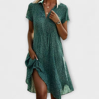 Luna™ - Fließendes Sommerkleid mit zeitlosem Aussehen in Grün
