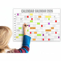 2026 Wandkalender Stilvoller Wandkalender Jahr in Grau