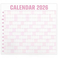 2026 Wandkalender Stilvoller Wandkalender Jahr in Rosa