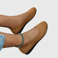 Calypso | Damen Ballerinas rutschfest atmungsaktiv in Khaki