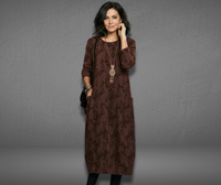 Emma | Winterkleid Damen stilvoll für festliche Anlässe in Burgunderrot