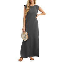 Cataleya | Knitterfreies Kleid in Grau
