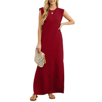 Cataleya | Knitterfreies Kleid in Rot