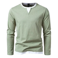 Alwin 1 Premium Longsleeve | Gekämmte Baumwolle in Grün