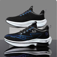 Leichte, atmungsaktive Laufschuhe für Herren – stylische Outdoor-Schuhe in Schwarzblau