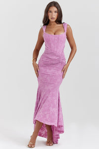 Gracie | Bodycon Hochzeitsgastkleid in Rosa