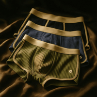 Max | Iconic Ferran Herren Boxershorts klassisch in Grün / Blau / Schwarz
