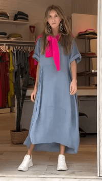 Chiara | Midi-Kleid in Blau