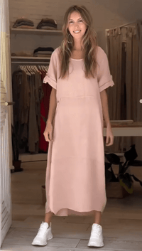 Chiara | Midi-Kleid in Rosa