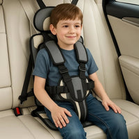 Autositzgurt Kinder Tragbar Verstellbare Sitzerhöhung in Grau