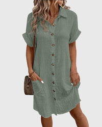Caroline – Bequeme Kleid in Grün