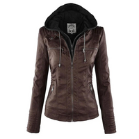 Damen Jacke mit Kapuze und Reißverschluss in Violett