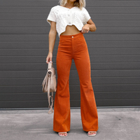 Alina | Bellbottoms Damen modisch & stilvoll geschnitten in Orange