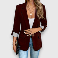 Elena | Moderner Damen-Blazer elegant & bequem in Bordeaux