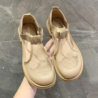Paula | Damen Atmungsaktive Schlupf Ballerinas – Ballerinas Slip-On Sommer 2026 in Beige