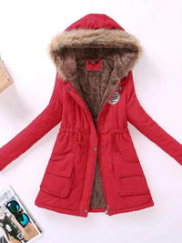 Zephyra - Die kuscheligste und bequemste Jacke mit Fleece in Rot