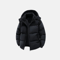 Cameron™ - Pufferjacke mit Kapuze in Schwarz