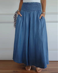 Irene™ - Bequeme Weite-Hosen in Blau