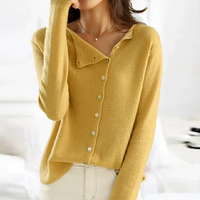 GrößeTobey | Schlichter langärmeliger Pullover in Gul