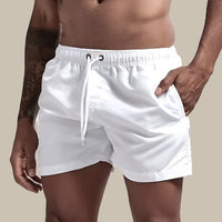 Evander | Herren Badeshorts mit Kordelzug Regular Fit in Weiß
