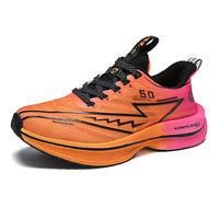 Leichte, atmungsaktive Laufschuhe für Herren – stylische Outdoor-Schuhe in Orange