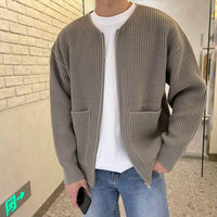 Laurenz | Trendiger Cardigan in Khaki