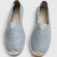 Emma | Damen Espadrille Ballerinas Atmungsaktiv – Espadrille Stil Sommer 2026 in Grau