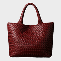 Avielle | Handgewebte Tragetasche in Cabernet
