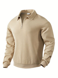 Maximilian – Moderner Pullover im Vintage-Stil in Khaki
