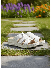 Mila | Elegante Sandalen Damen Trend in Weiß
