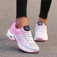Damen Lauf Sportschuhe | Leichte in Grau Rosa