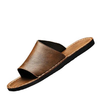 Herren Offene Zehen Slide-Sandalen mit Einteiligem Riemen in Niemiecki