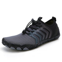 Herren Slip-on Aqua-Schuhe mit Kordelzug in Schwarz