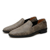 Herren-Slipper mit strukturierter Oberfläche in Khaki