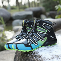 Herren Winterschuhe Sportlich Outdoor-Schuhe in Schwarz Grün
